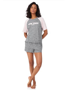 Пижама женская, футболка и шорты YI50093 (036) Spring Stories / DKNY
