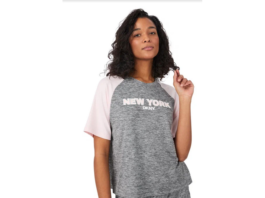 Пижама женская, футболка и шорты YI50093 (036) Spring Stories / DKNY