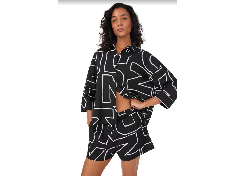 Пижама женская, рубашка и шорты YI50100 (015) Bold City Streets / DKNY