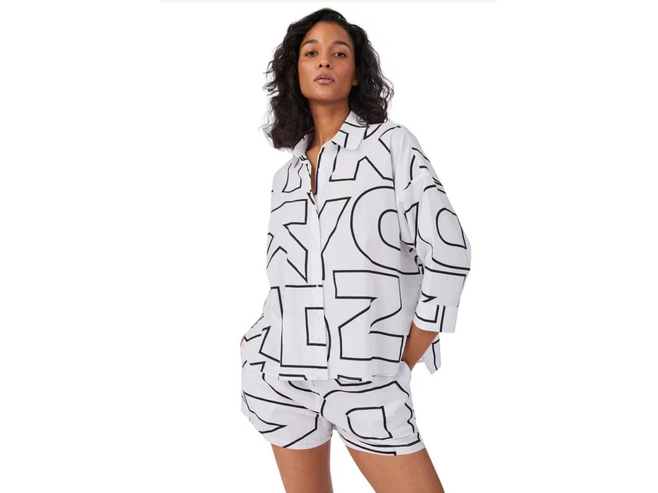 Пижама женская, рубашка и шорты YI50100 (101) Bold City Streets / DKNY