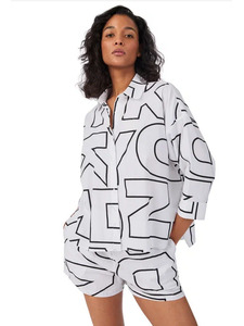 Пижама женская, рубашка и шорты YI50100 (101) Bold City Streets / DKNY