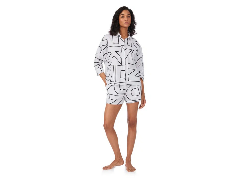 Пижама женская, рубашка и шорты YI50100 (101) Bold City Streets / DKNY