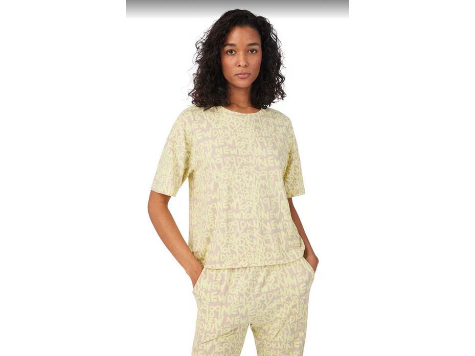 Пижама женская, футболка и брюки YI80093 (741) Spring Stories / DKNY