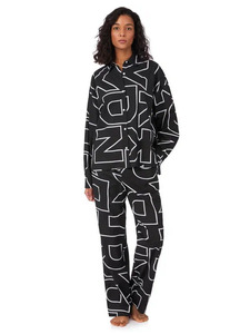 Пижама женская, рубашка и брюки YI90100 (015) Bold City Streets / DKNY