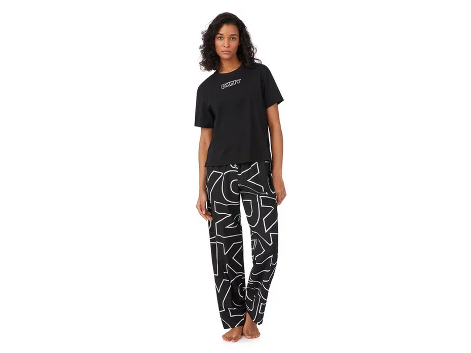 Пижама женская, футболка и брюки YI80100 (015) Bold City Streets / DKNY