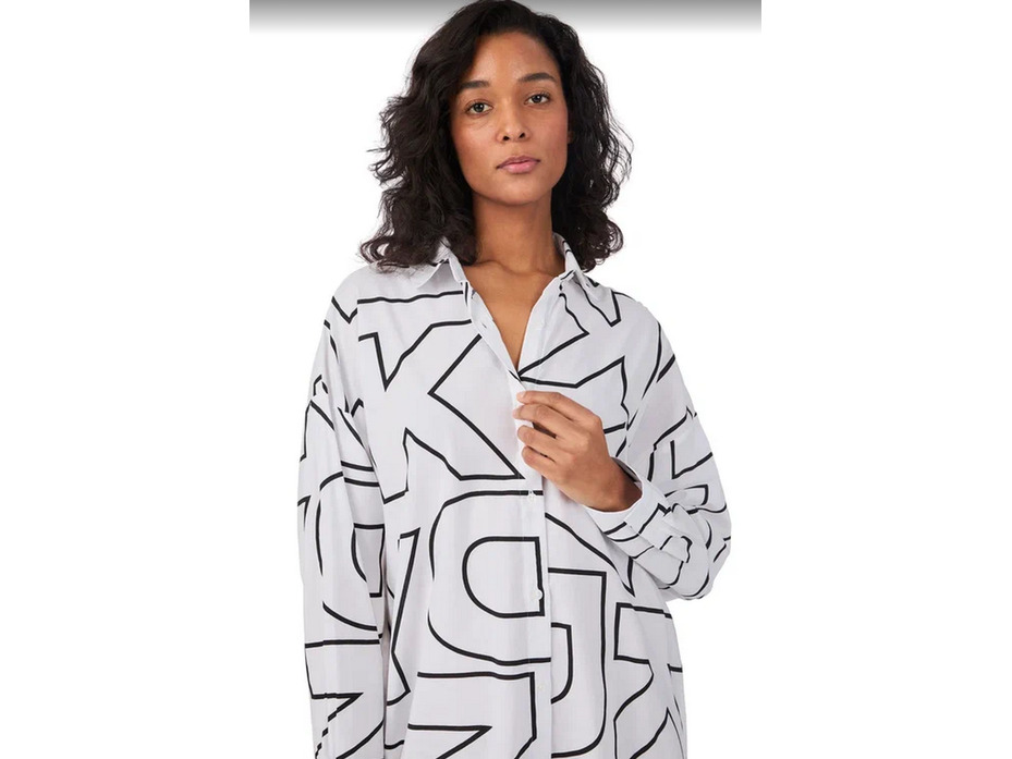 Халат-рубашка женский YI30100 (101) Bold City Streers / DKNY