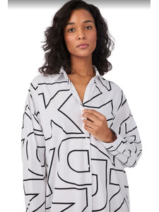 Халат-рубашка женский YI30100 (101) Bold City Streers / DKNY