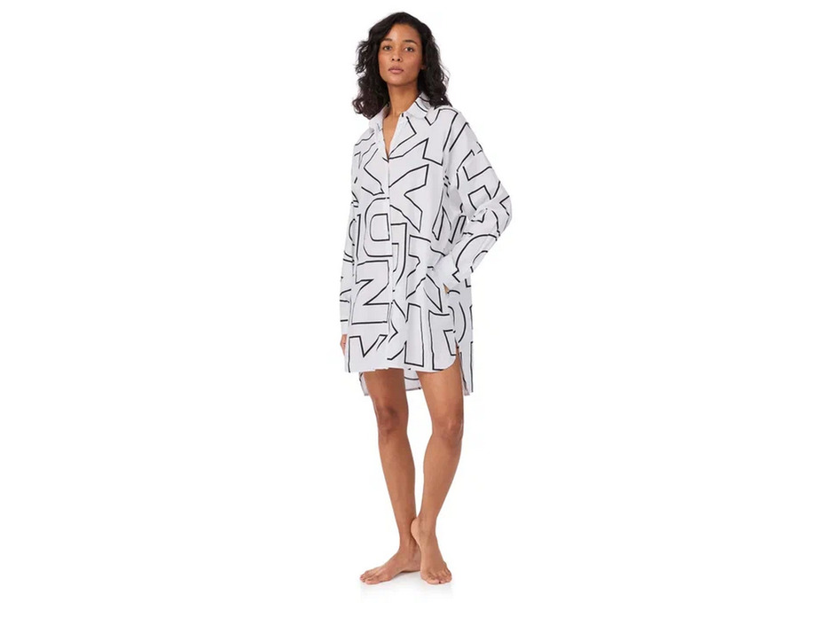 Халат-рубашка женский YI30100 (101) Bold City Streers / DKNY