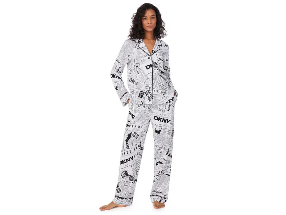 Пижама женская, рубашка и брюки YI80095 (003) New York Inspired / DKNY