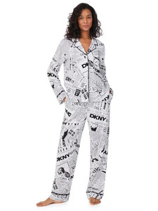 Пижама женская, рубашка и брюки YI80095 (003) New York Inspired / DKNY