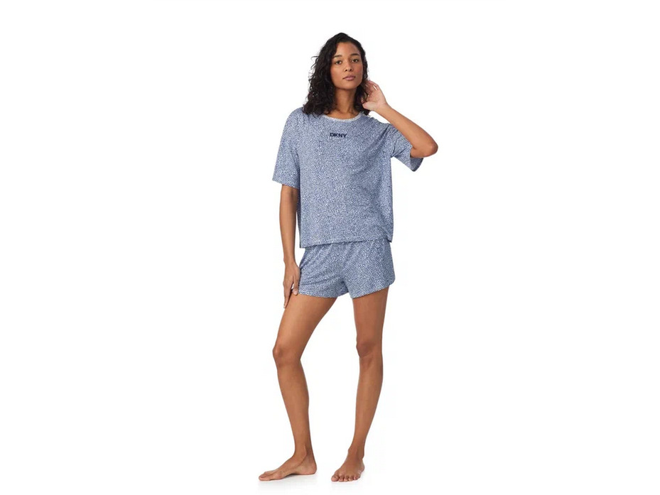 Пижама женская, футболка и шорты YI50098 (464) Easygoing Attitude / DKNY