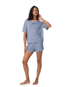 Пижама женская, футболка и шорты YI50098 (464) Easygoing Attitude / DKNY