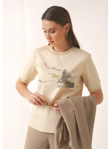 Футболка женская 267179/201иэ_п / Clever