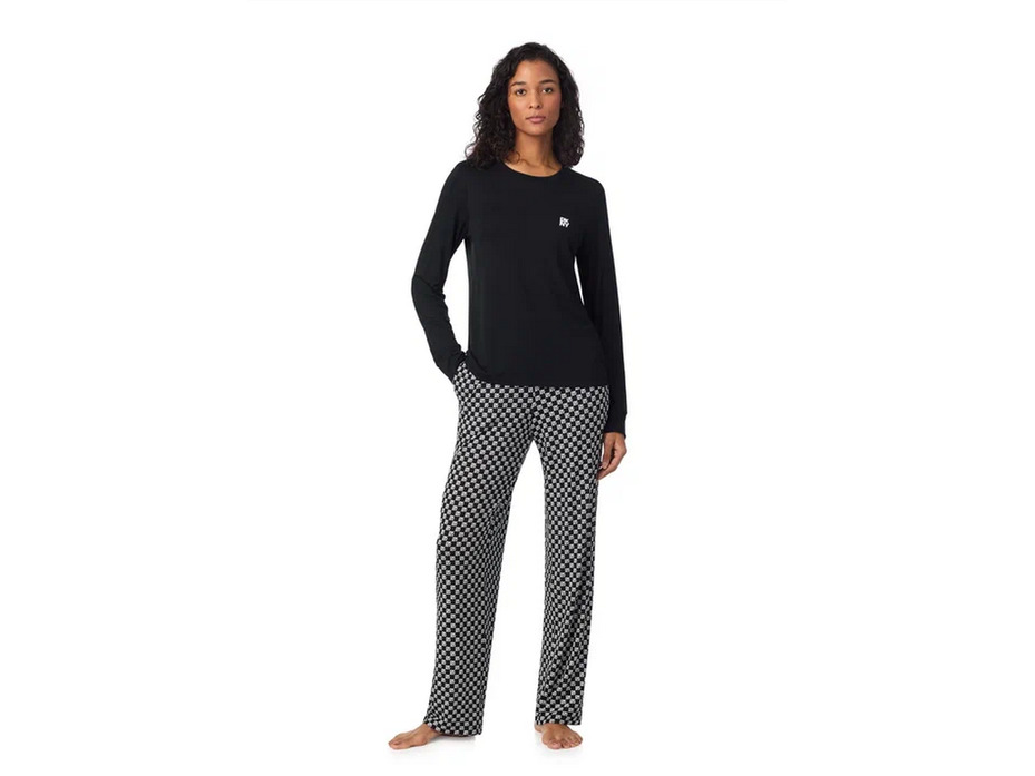 Пижама женская, лонгслив и брюки YI80058 (004) Timeless Style / DKNY