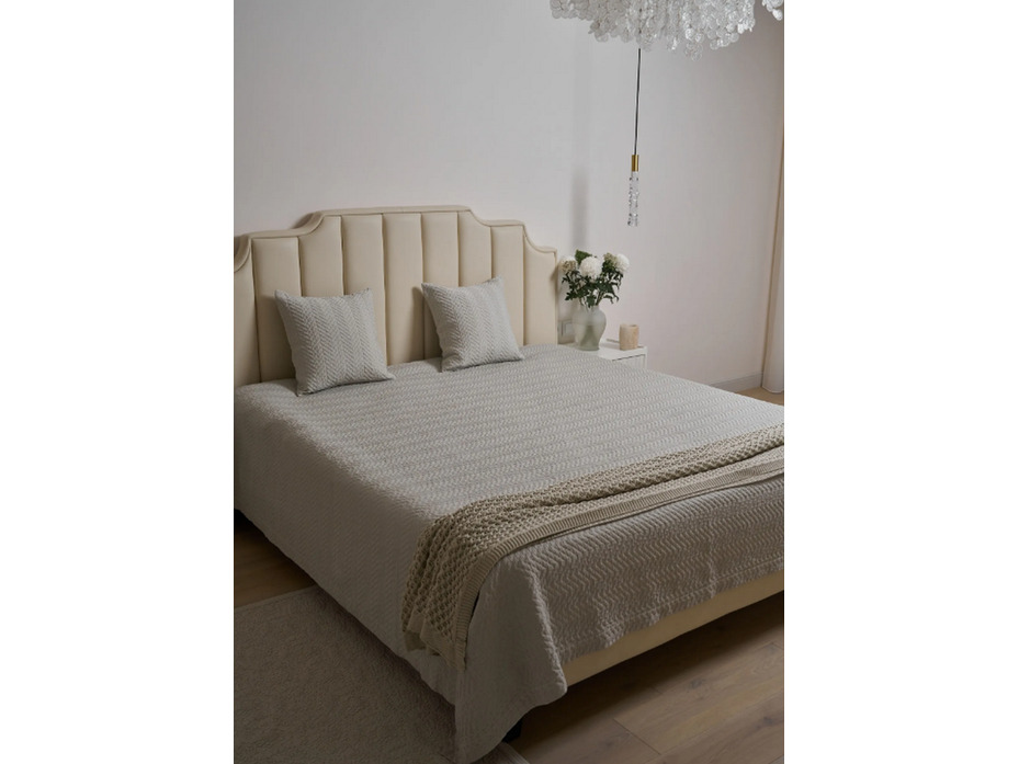 Покрывало зигги хлопковое 240*260 / Luxberry