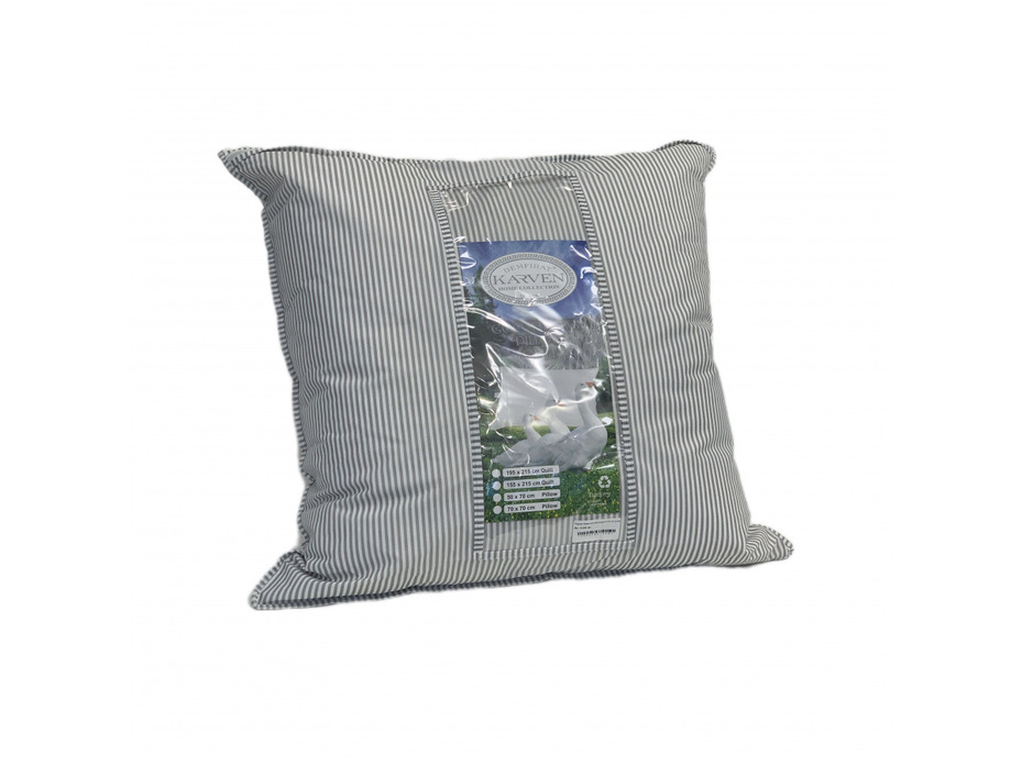 Подушка E927 Goose Down гусиный пух 70*70 / Karven Подушка E927 Goose Down гусиный пух 70*70 / Karven