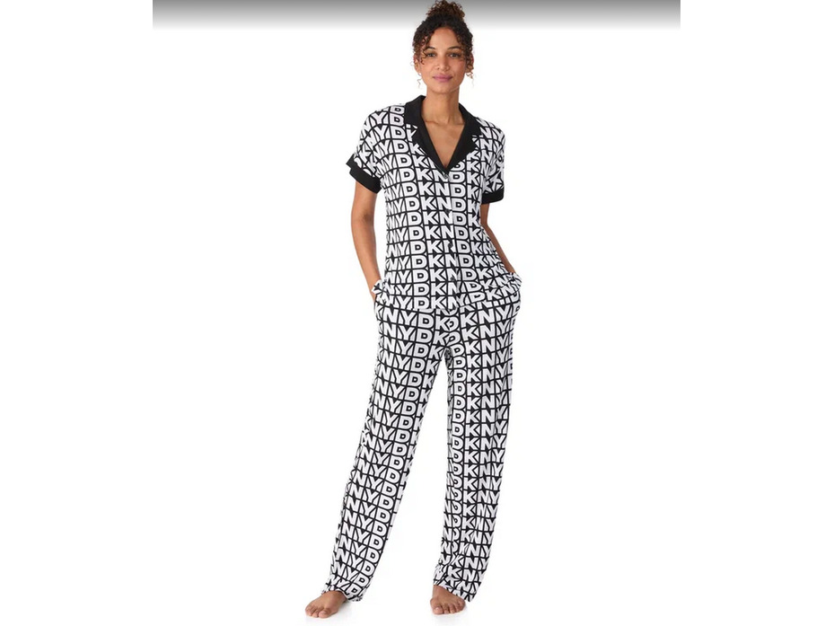 Пижама женская, рубашка и брюки YI80107 (002) Summer Spirit / DKNY Пижама женская, рубашка и брюки YI80107 (002) Summer Spirit / DKNY
