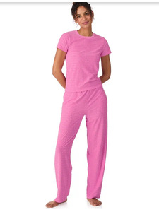 Пижама женская, футболка и брюки YI90117 (680) City Sunshine / DKNY