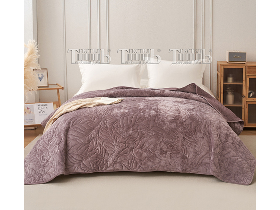 Покрывало Joy VB5 Romance велюровое стеганое 200*220 / ТД Текстиль