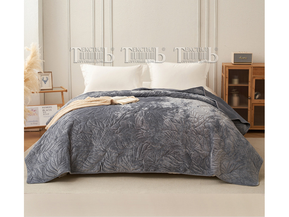 Покрывало Joy VB5 Romance велюровое стеганое 200*220 / ТД Текстиль