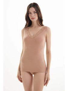 Майка женская 12652 (905) Natural Comfort Lace / calida