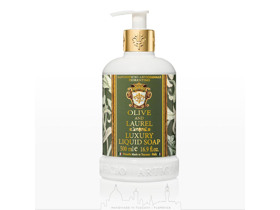 Жидкое мыло Olive and laurel с ароматом оливы и лаврового листа, 500 мл / Saponificio Artigianale Fiorentino