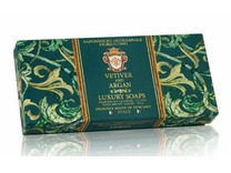 Мыло Vetiver and argan с ароматом ветивера и аргана, 125 гр (3 шт) / Saponificio Artigianale Fiorentino Мыло Vetiver and argan с ароматом ветивера и аргана, 125 гр (3 шт) / Saponificio Artigianale Fiorentino