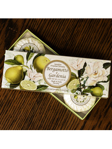 Мыло Bergamot and Gardenia с ароматом бергамота и гардении, 100 гр (3 шт) / Saponificio Artigianale Fiorentino