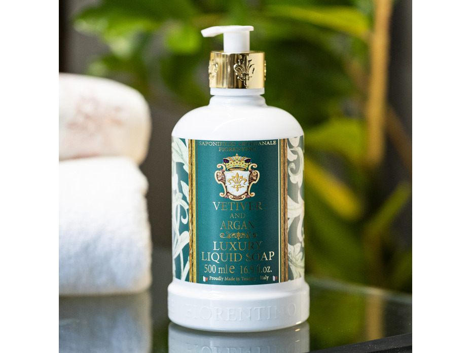 Жидкое мыло Vetiver and Argan с ароматом ветивера и аргана, 500 мл / Saponificio Artigianale Fiorentino