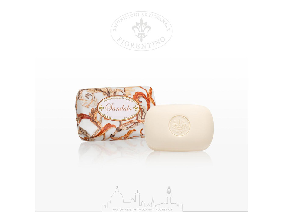 Мыло Sandalwood с ароматом Сандалового дерева, 200 гр / saponificio Artigianale Fiorentino Мыло Sandalwood с ароматом Сандалового дерева, 200 гр / saponificio Artigianale Fiorentino
