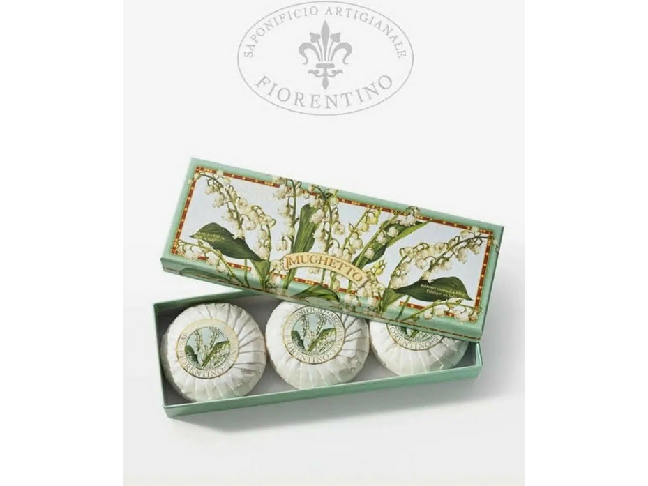 Мыло WA 78 Lily of the Valley с ароматом ландыша, 125 гр (3 шт) / Saponificio Artigianale Fiorentino Мыло WA 78 Lily of the Valley с ароматом ландыша, 125 гр (3 шт) / Saponificio Artigianale Fiorentino