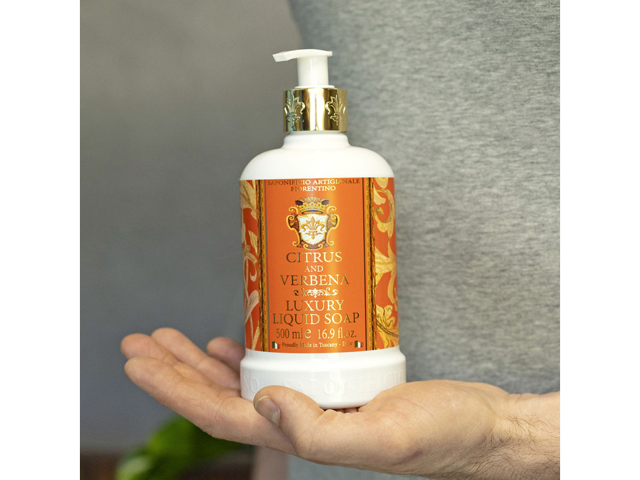Жидкое мыло Citrus and verbena с ароматом цитруса и вербена, 500 мл / Saponificio Artigianale Fiorentino Жидкое мыло Citrus and verbena с ароматом цитруса и вербена, 500 мл / Saponificio Artigianale Fiorentino