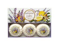 Мыло Lavander and cedar с ароматом лаванды и кедра, 100 гр (3 шт) / Saponificio Artigianale Fiorentino