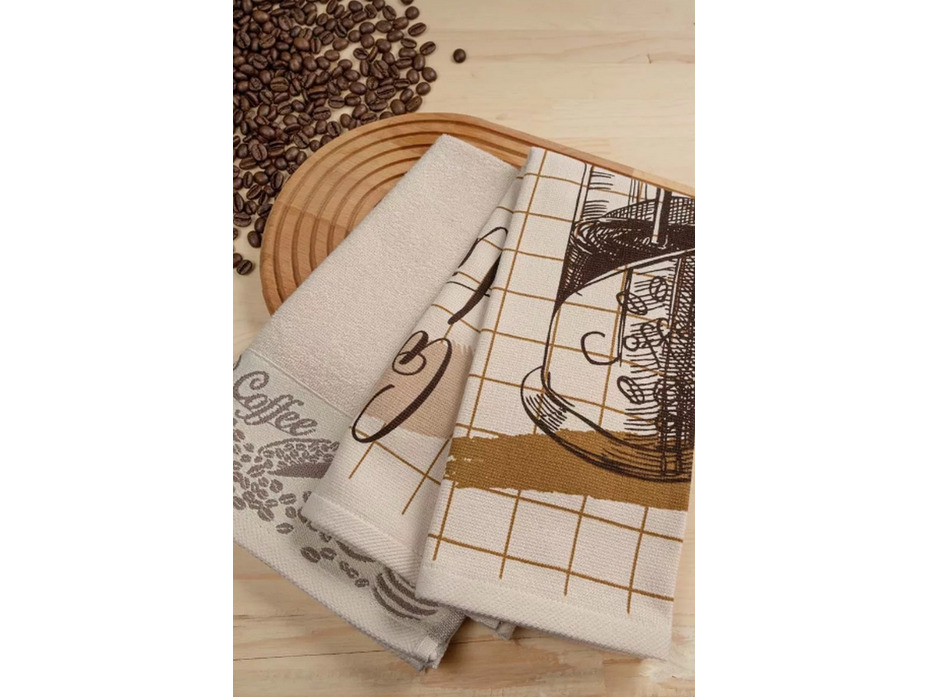 Набор полотенец Coffee Time хлопковые (40*60. 2 шт) / arya