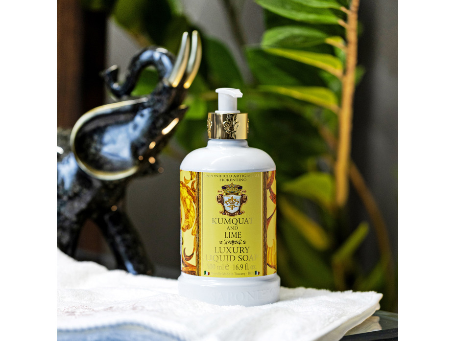 Жидкое мыло Kumquat and lime с ароматом кумквата и мяты, 500 мл / Saponificio Artigianale Fiorentino