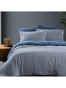 Постельное белье с простыней на резинке Mood Comfort N 362 Castile трикотаж Евро сп / Sarev