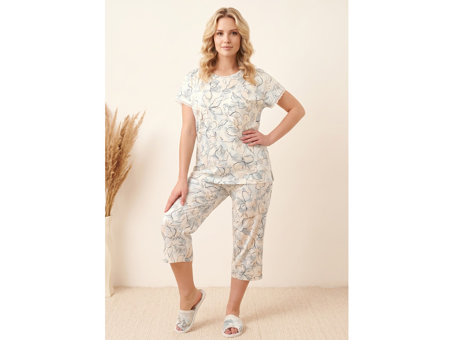 Пижама женская, футболка и капри LP16-1248/1 / Clever Пижама женская, футболка и капри LP16-1248/1 / Clever