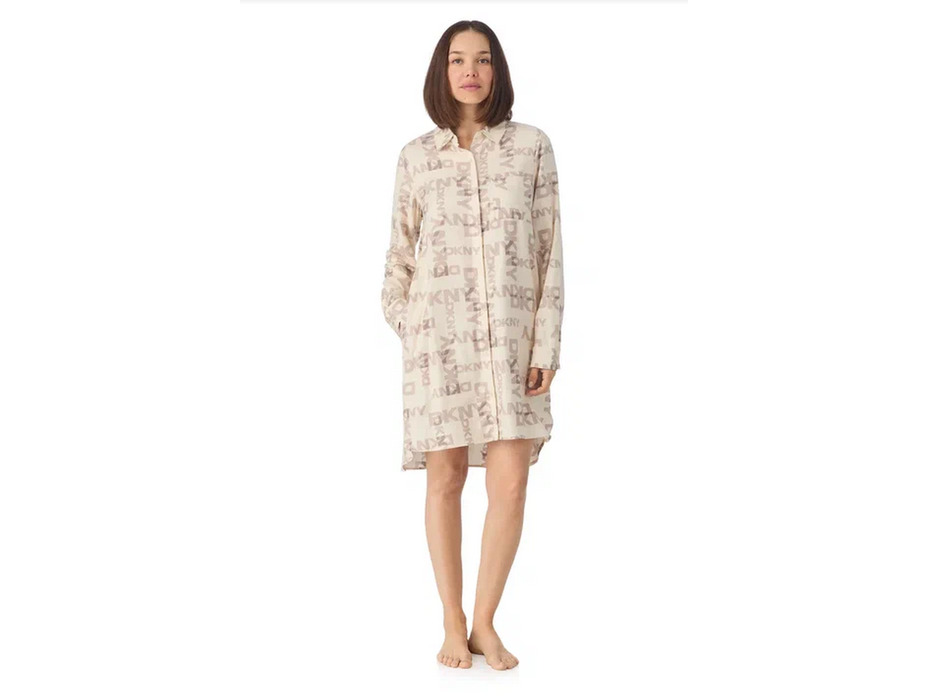 Халат-рубашка женский YI30129 (751) City Lights, Flannel Nights / DKNY