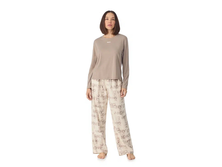 Костюм женский, лонгслив и брюки YI80129 (751) City Lights? Flannel Nights / DKNY
