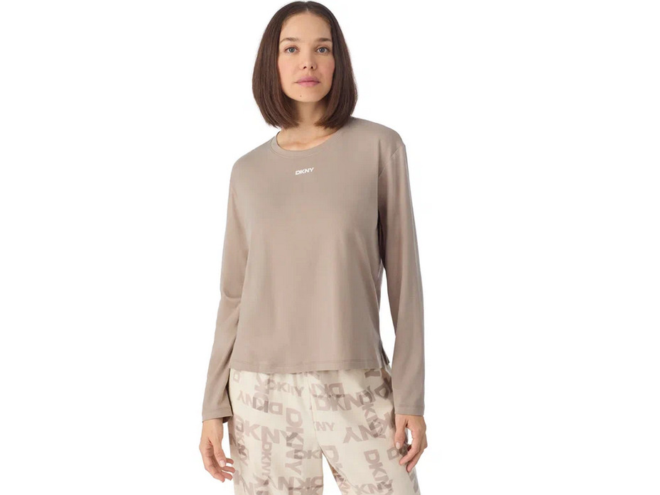 Костюм женский, лонгслив и брюки YI80129 (751) City Lights? Flannel Nights / DKNY