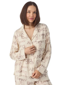 Пижама женская, рубашка и брюки YI90129 (751) City Lights, Flannel Nights / DKNY