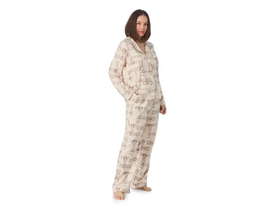 Пижама женская, рубашка и брюки YI90129 (751) City Lights, Flannel Nights / DKNY