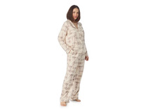 Пижама женская, рубашка и брюки YI90129 (751) City Lights, Flannel Nights / DKNY
