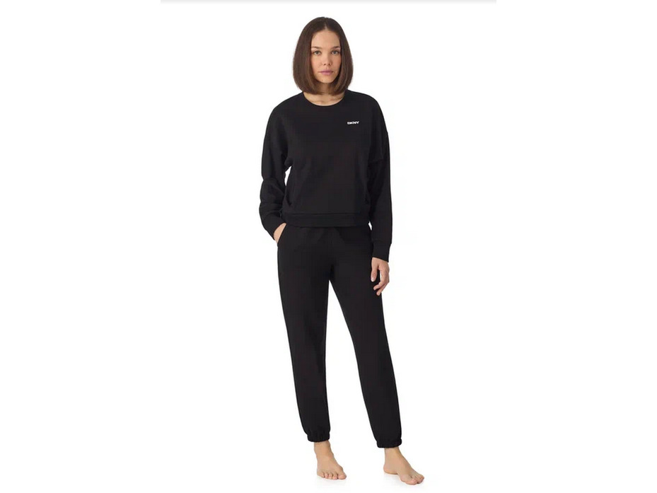 Костюм женский, толстовка и брюки YI80125 (001) Instant Downtown Cred / DKNY