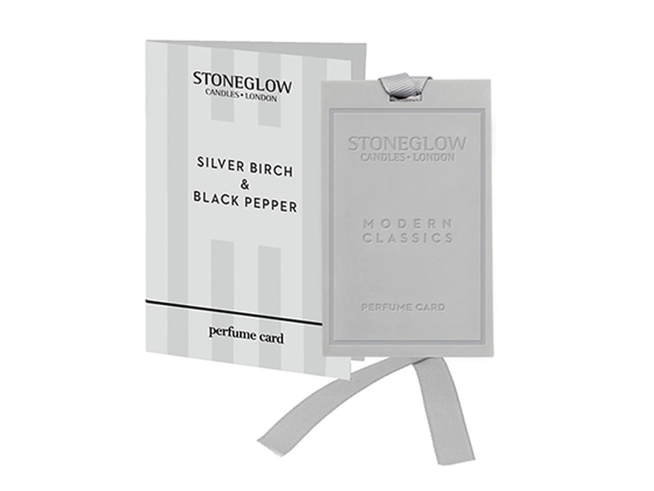 Серебряная береза и черный перец, Ароматная карточка / StoneGlow