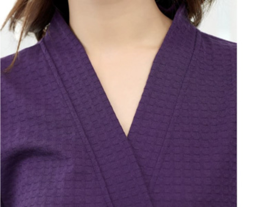 Халат - кимоно унисекс вафельный, цветной / Ашма