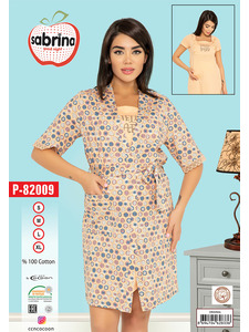 Комплект женский, халат и сорочка P82009 / Sabrina