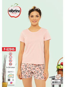 Костюм женский, футболка и шорты P62045 / Sabrina