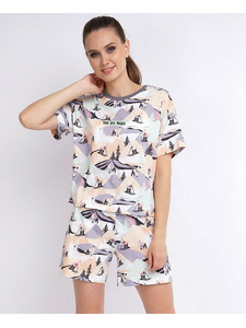 Костюм женский Foxy, футболка и шорты LP11-921 / Clever