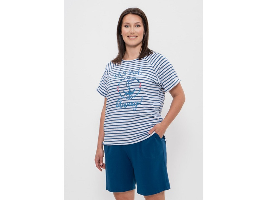 Костюм женский, футболка и шорты 1152 Якорь / Cleo Костюм женский, футболка и шорты 1152 Якорь / Cleo